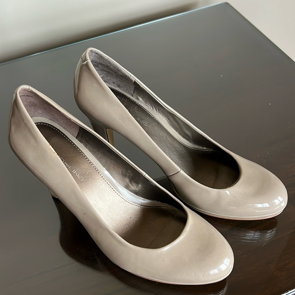 BANDOLINO NUDE PLATFORM PUMPS